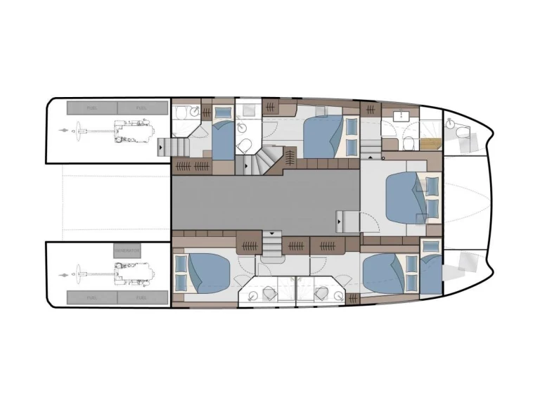 Aquila Aquila 54 Yacht między profesjonalistami a osobami prywatnymi w Lavrio