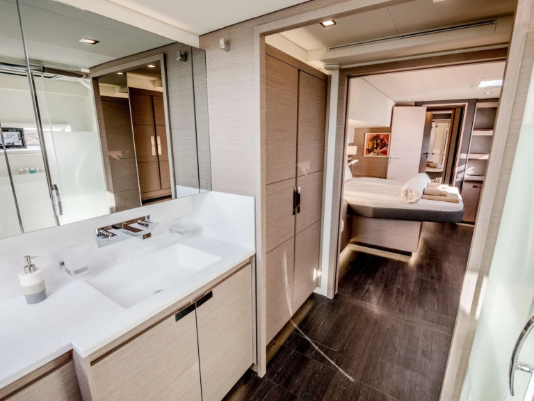 Wynajmij Fountaine Pajot Fountaine Pajot Samana 59 (5 cab) w Piraeus