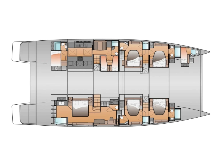 Wynajem Katamaran w Kallithéa - Fountaine Pajot Fountaine Pajot Thira 80