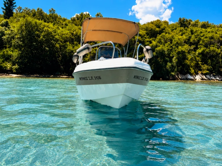 Wynajem łodzi Perigiali tanio Paxos 170