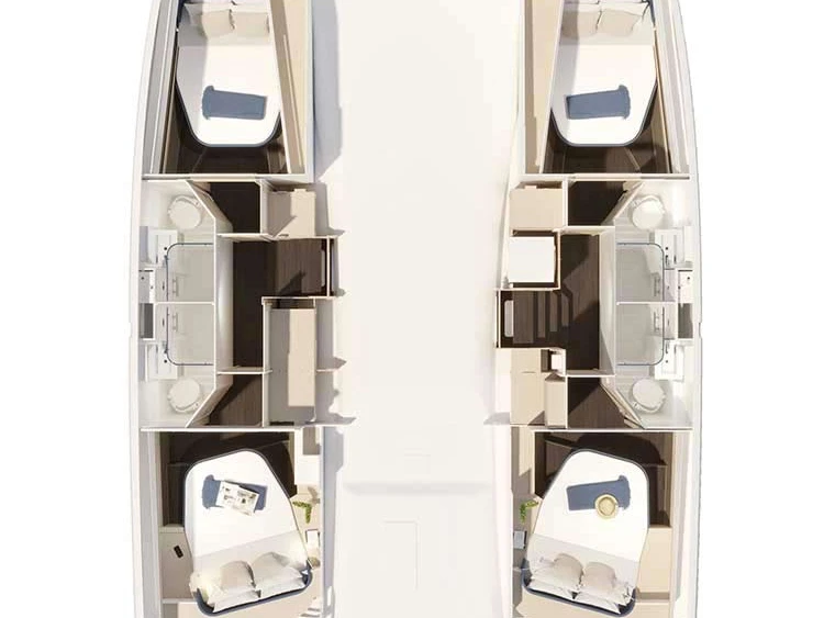 Wynajem łodzi Sibenik tanio Fountaine Pajot FP 44 Quatuor - 4 + 2 cab.