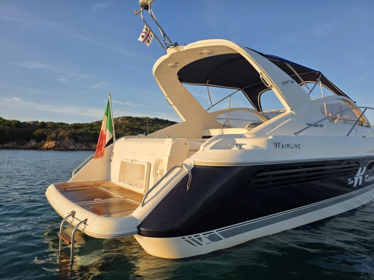 Wynajem Motorówka Fairline z patentem 