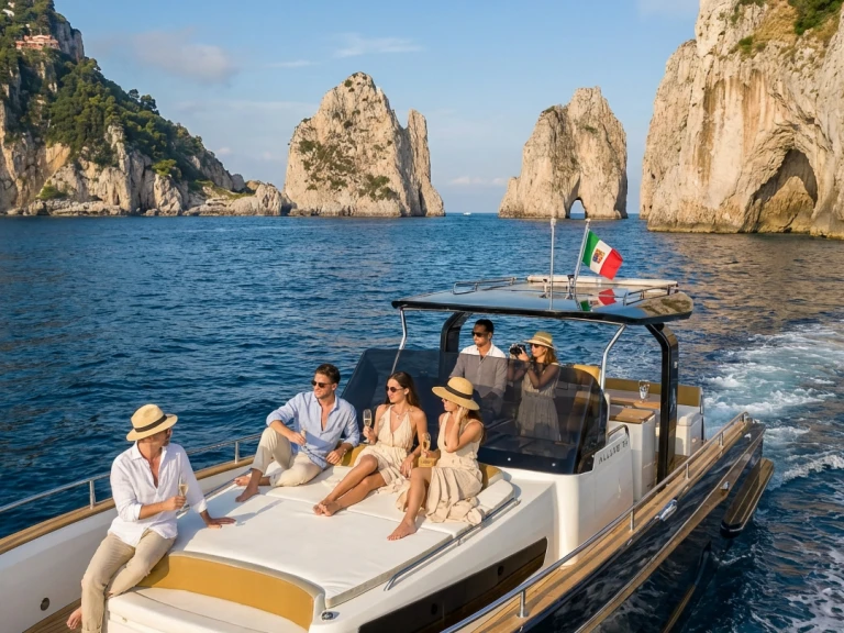 Wynajem Motorówka w Positano - Allure 38