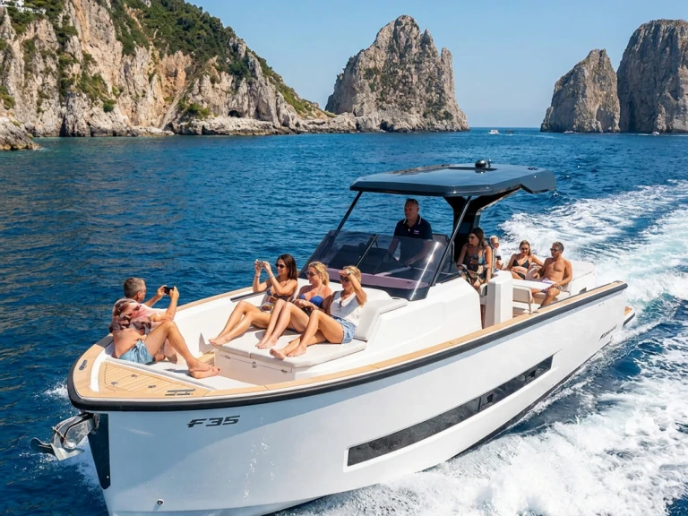 Wynajem Motorówka w Sorrento - Gozzo Libeccio 32WA