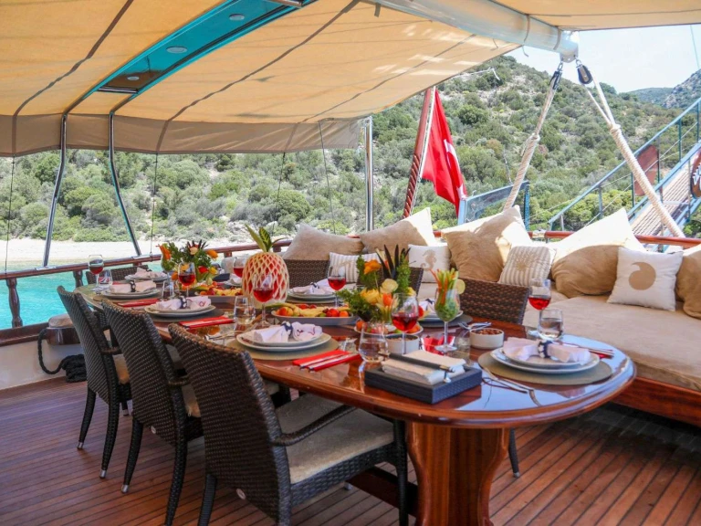 Gulet ULUCINAR między profesjonalistami a osobami prywatnymi w Bodrum