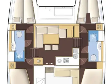 Lagoon Lagoon 400 S2 między profesjonalistami a osobami prywatnymi w Sibenik