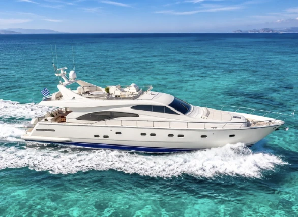 Wynajem łodzi Puerto Banús tanio Ferretti 680