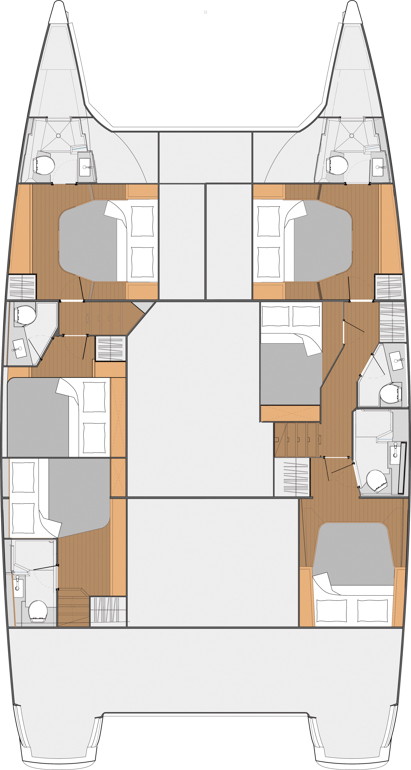 Wynajem Katamaran w Belize City - Fountaine Pajot Saba 50