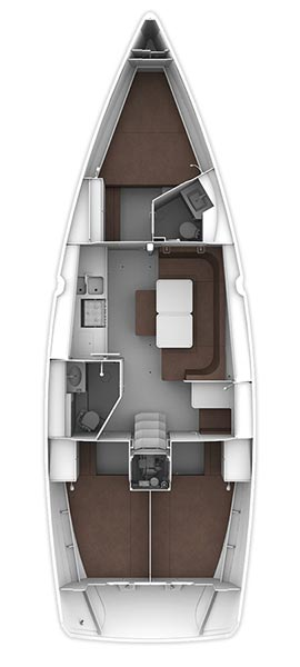 Bavaria Cruiser 41 między profesjonalistami a osobami prywatnymi w Goecek
