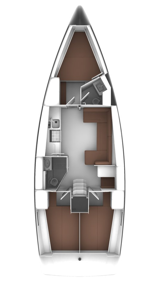 Bavaria Cruiser 41 między profesjonalistami a osobami prywatnymi w Preveza