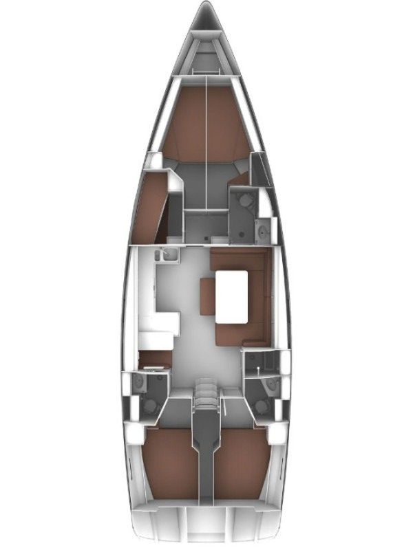 Bavaria Cruiser 51 między profesjonalistami a osobami prywatnymi w Biograd na Moru