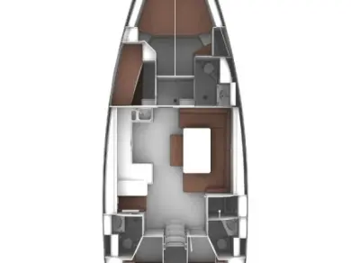 Bavaria Cruiser 51 między profesjonalistami a osobami prywatnymi w Biograd na Moru