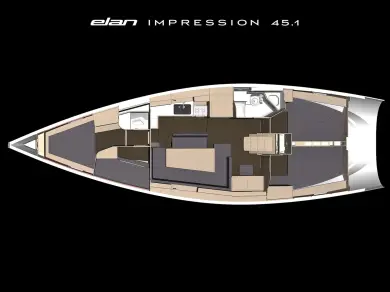 Wynajem Żaglowiec w Izola - Elan Impression 45.1