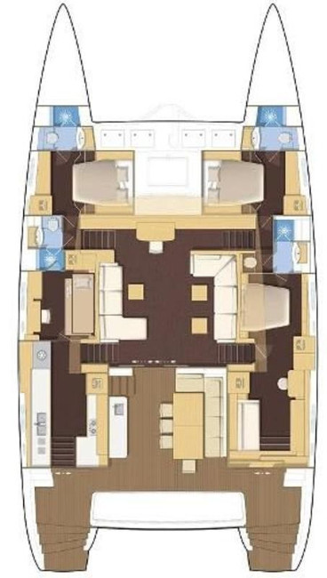 Wynajem łodzi Lagoon Lagoon 620 w Alimos na SamBoat 
