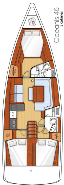 Wynajem w Goecek- Bénéteau Oceanis 45 na SamBoat