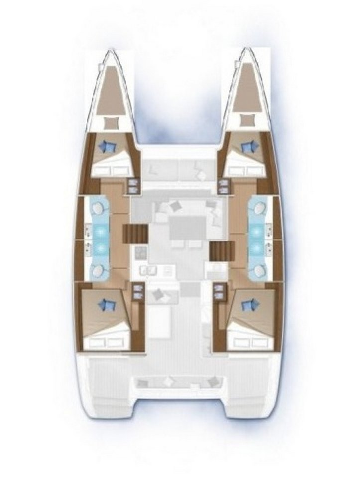 Wynajmij Lagoon Lagoon 40 w Kaštela