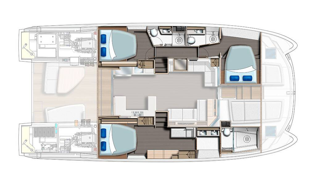 Wynajem łodzi Leopard Catamarans / Robertson & Caine Leopard 53 - OW w Donji Seget na SamBoat 