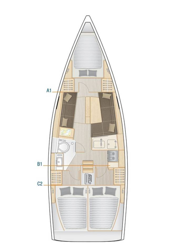 Wynajem łodzi Hanse Hanse 348 w Pula na SamBoat 