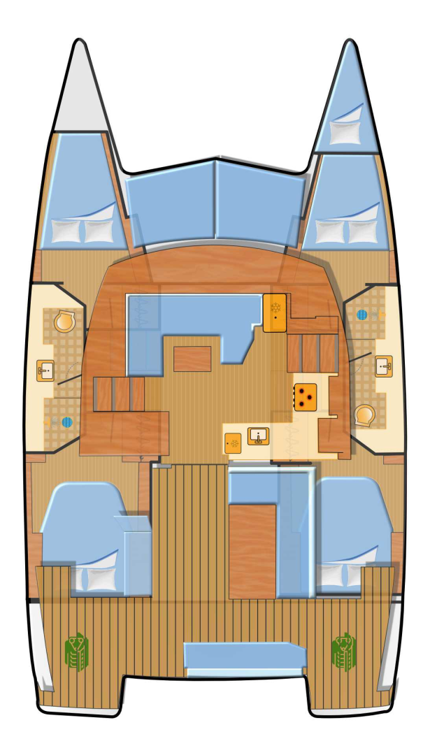 Wynajem w Can Pastilla- Fountaine Pajot Isla 40 na SamBoat