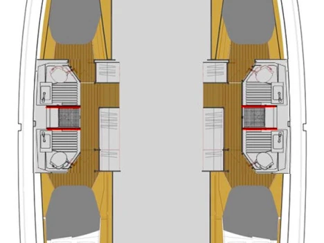 Wynajmij Katamaran z lub bez skippera Fountaine Pajot w Piso Livadi