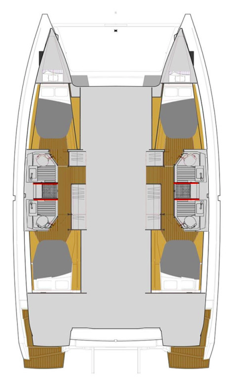 Wynajmij Katamaran z lub bez skippera Fountaine Pajot w Piso Livadi