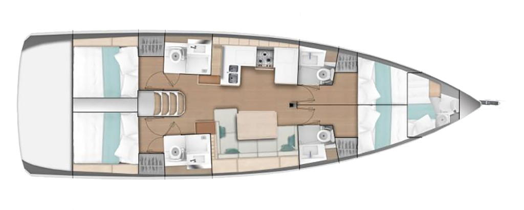 Wynajmij Jeanneau Sun Odyssey 490 w Nea Peramos