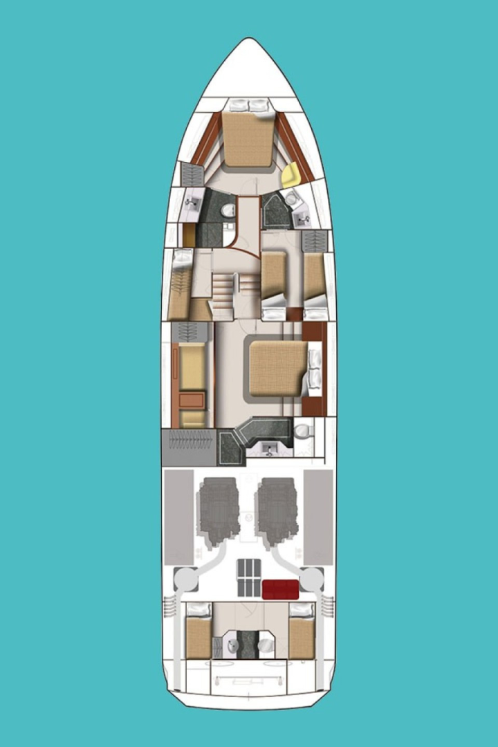 Wynajem Luksusowy jacht w Split - Galeon Galeon 640 Fly
