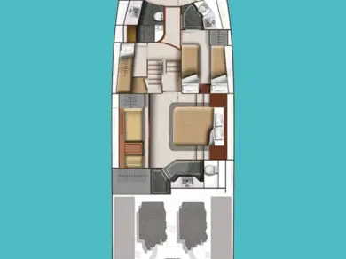 Wynajem Luksusowy jacht w Split - Galeon Galeon 640 Fly