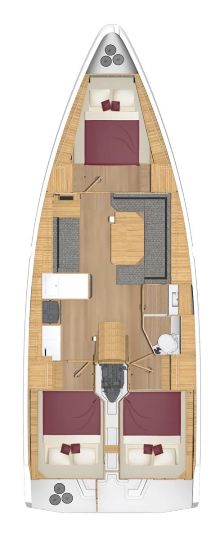 Wynajem łodzi Marsylia tanio Bavaria C42