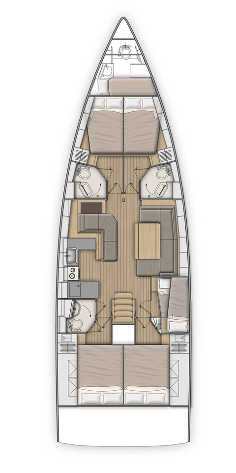Wynajem łodzi Cala d'Or tanio Oceanis 51.1