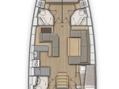 Wynajem łodzi Cala d'Or tanio Oceanis 51.1