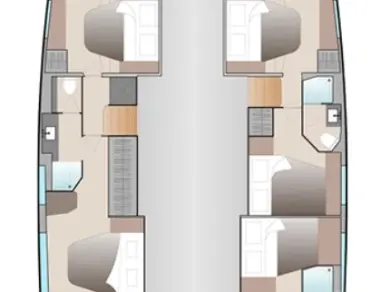 Fountaine Pajot Aura 51 między profesjonalistami a osobami prywatnymi w Donji Seget