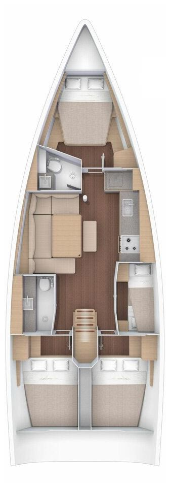 Wynajmij Dufour Dufour 430 w Jezera