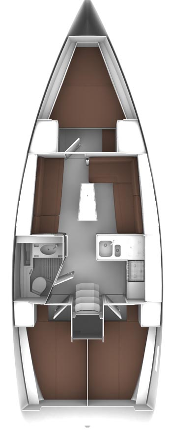 Bavaria Cruiser 37 między profesjonalistami a osobami prywatnymi w Gouvia