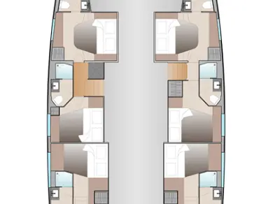 Wynajmij Katamaran z lub bez skippera Fountaine Pajot w Eden Island
