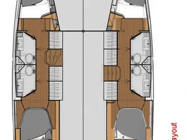 Fountaine Pajot Lucia 40 między profesjonalistami a osobami prywatnymi w Donji Seget