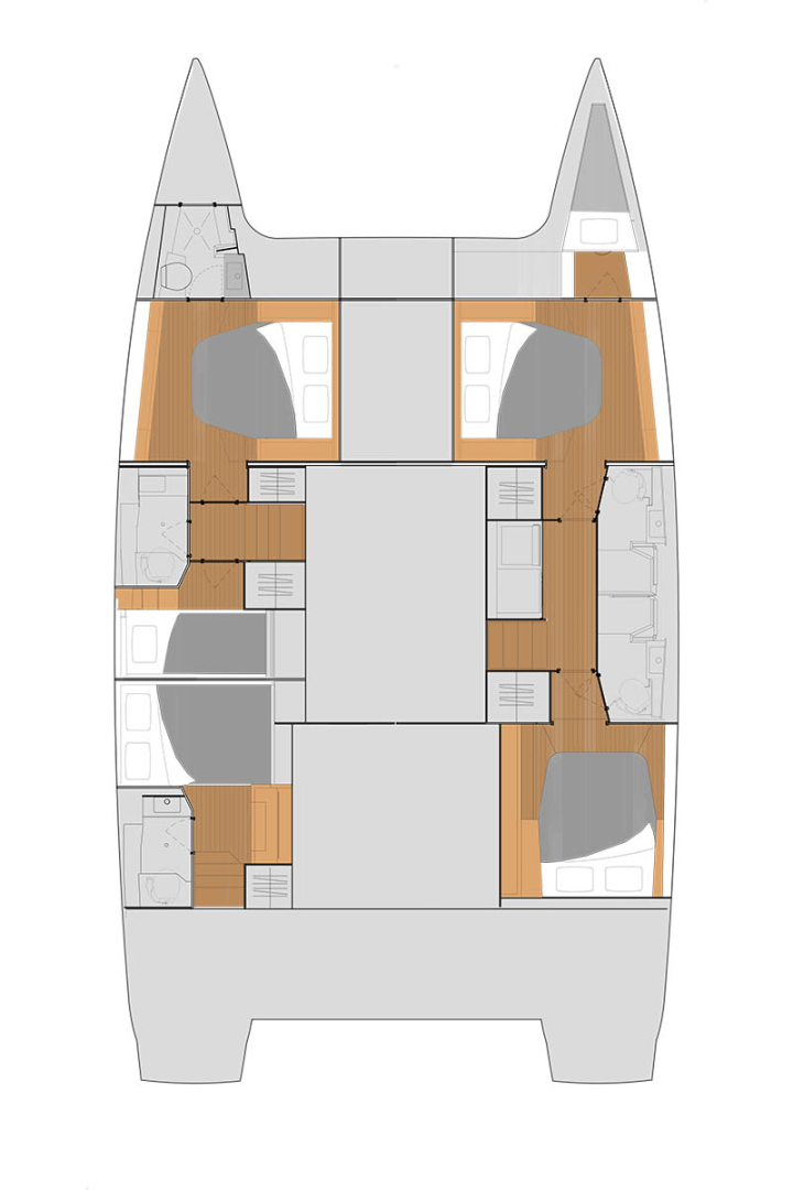 Fountaine Pajot Tanna 47 między profesjonalistami a osobami prywatnymi w Road Town