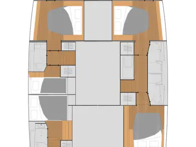 Fountaine Pajot Tanna 47 między profesjonalistami a osobami prywatnymi w Road Town
