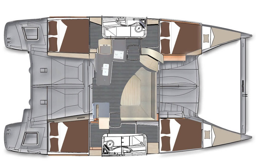 Wynajem łodzi Fountaine Pajot Lipari 41 w Punat na SamBoat 