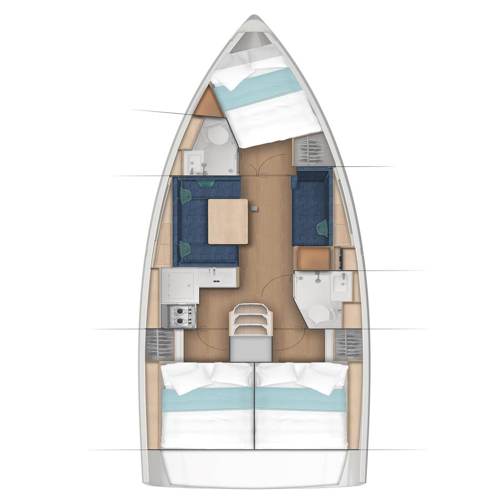 Wynajem Żaglowiec w Pula - Jeanneau Sun Odyssey 380