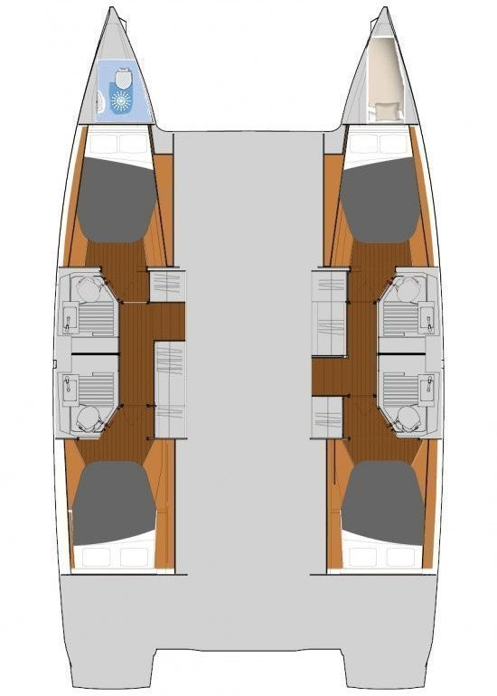 Wynajmij Katamaran z lub bez skippera Fountaine Pajot w Donji Seget