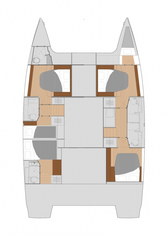 Wynajem Katamaran Fountaine Pajot z patentem 