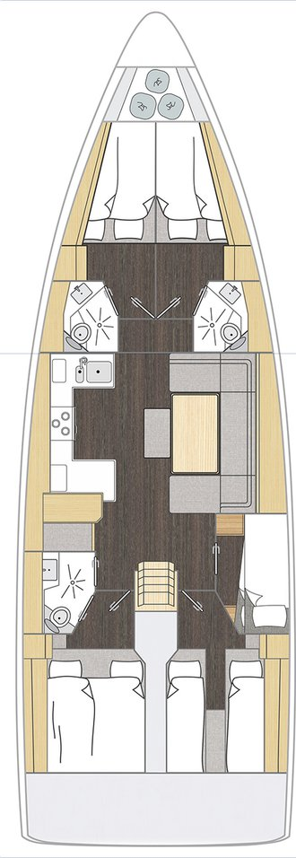 Wynajem Żaglowiec w Punat - Bavaria Bavaria C46