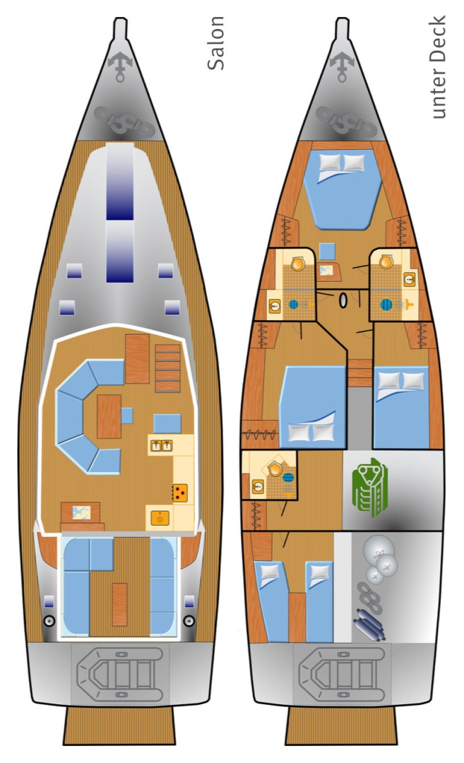 Wynajem w Can Pastilla- Hanse Moody 54 DS na SamBoat
