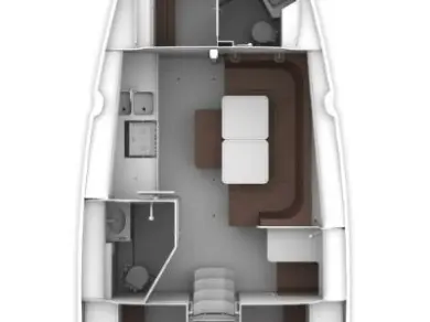 Bavaria Cruiser 41 między profesjonalistami a osobami prywatnymi w Procida