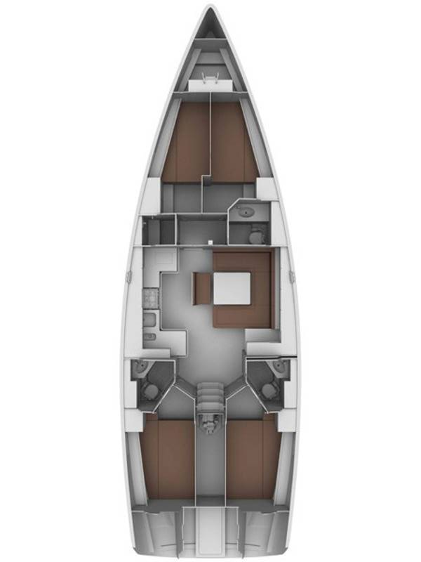 Wynajem łodzi Lefkáda tanio Cruiser 45