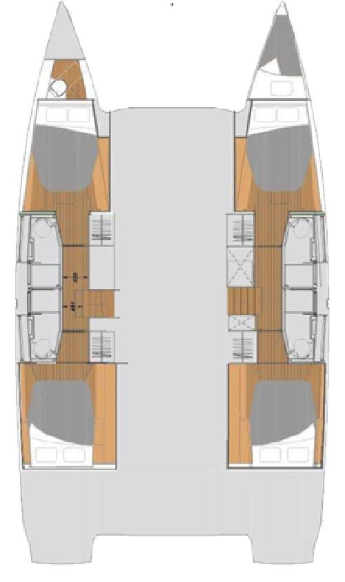 Wynajem Katamaran Fountaine Pajot z patentem 