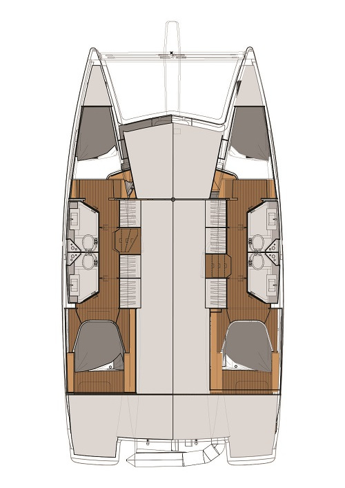 Wynajmij Katamaran z lub bez skippera Fountaine Pajot w Tivat