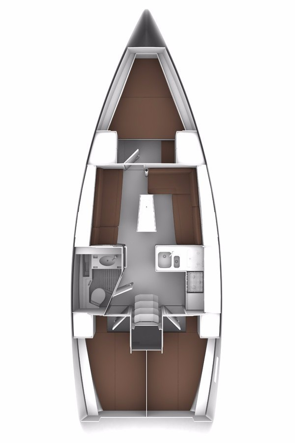 Bavaria Cruiser 37 między profesjonalistami a osobami prywatnymi w Zaton