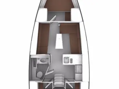 Bavaria Cruiser 37 między profesjonalistami a osobami prywatnymi w Zaton
